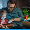 Koller 3-Gallon 360 Aquarium with LED Lighting and Power Filter