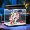 PONDON 7 Gallon Fish Tank with Detachable Lid Starter Kit