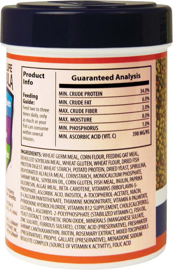 Tetra Goldfish Variety Pellets, Balanced Diet, 1.87 Ounce