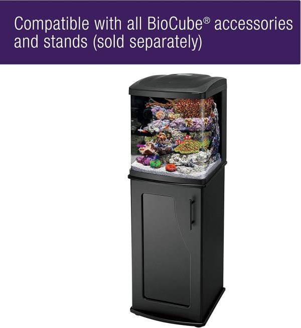 Coralife 16 Gallon LED BioCube Aquarium Kit – All-in-One Reef & Plant Tank with Timer & Sunrise