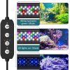 Full-Spectrum LED Aquarium Light for Plants with Timer & Auto On/Off