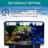 Hygger 24/7 Submersible Aquarium LED Light, 7 Colors, Adjustable Timer