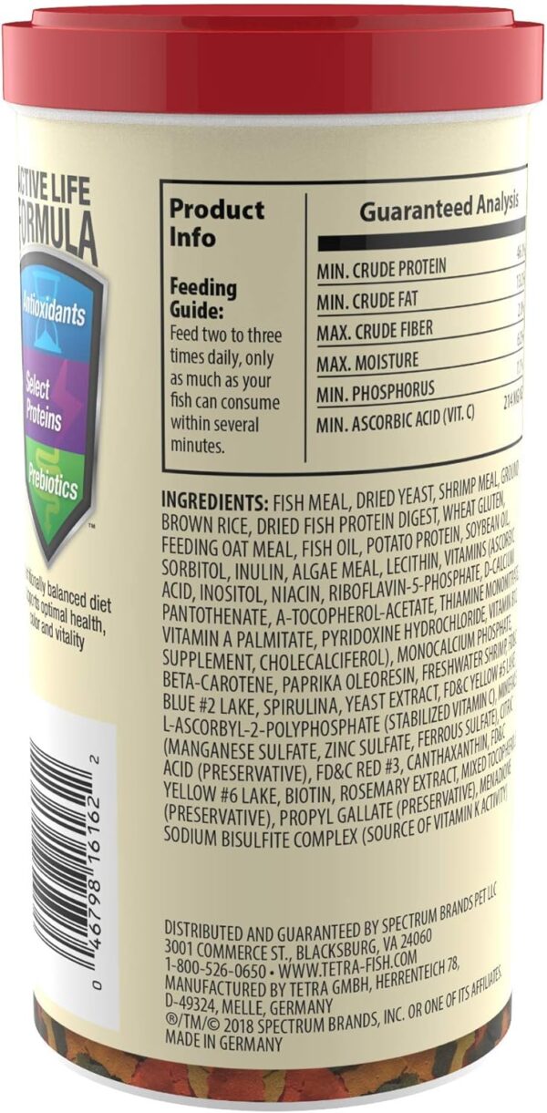 Tetra ColorPlus Tropical Fish Food Flakes 7.06 oz – High-Protein Color Enhancer for Vibrant Aquarium Fish