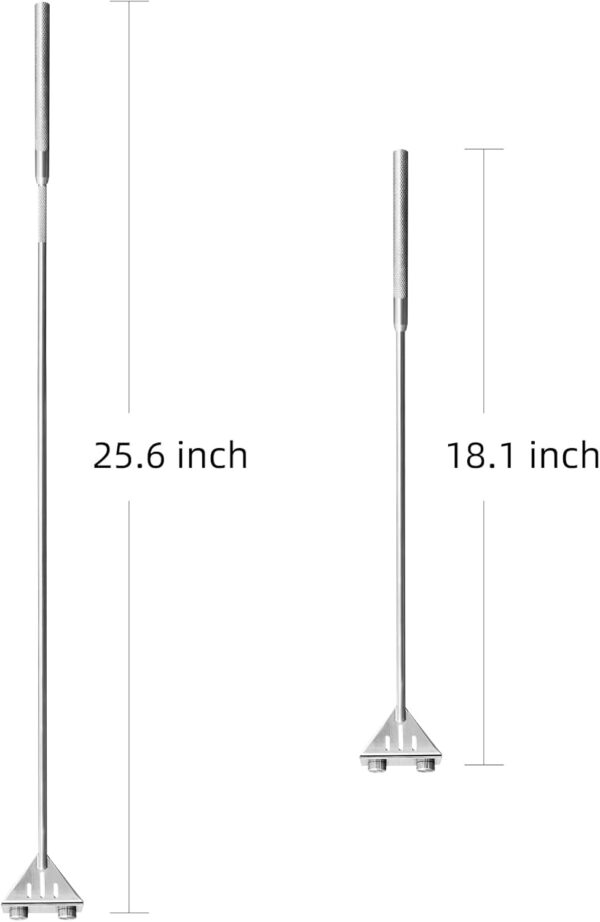 Kirecoo 25.6" Stainless-Steel Aquarium Algae Scraper for Fresh & Saltwater Tanks