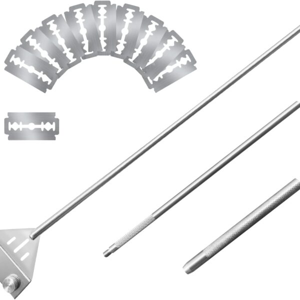 Kirecoo 25.6" Stainless-Steel Aquarium Algae Scraper for Fresh & Saltwater Tanks