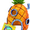 Penn-Plax SpongeBob Pineapple House – Medium Official Nickelodeon Aquarium Ornament