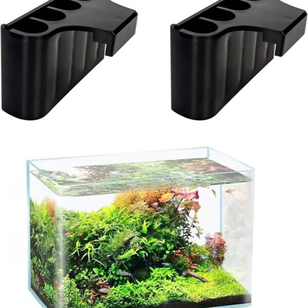 2-Pack Aquarium Plant Holder – Top-Hanging Planter Cups for Fish Tank Decoration