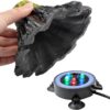 NICREW Aquarium Volcano Ornament Kit with Multi-Color LEDs
