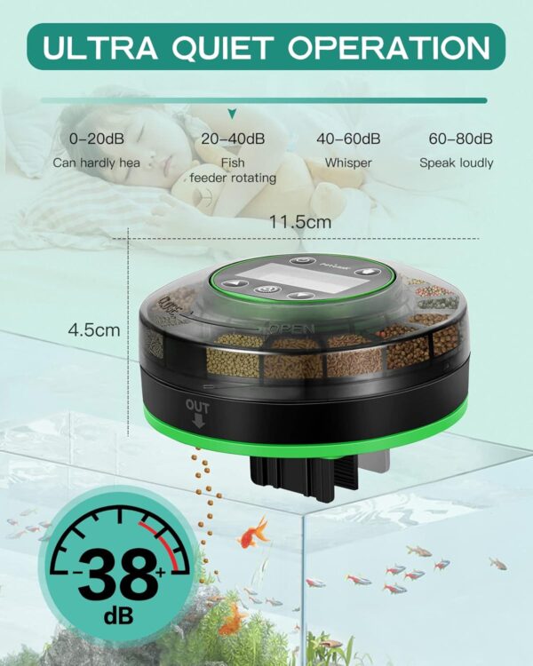 Petbank Automatic Fish Feeder for Betta & All Tropical Fish