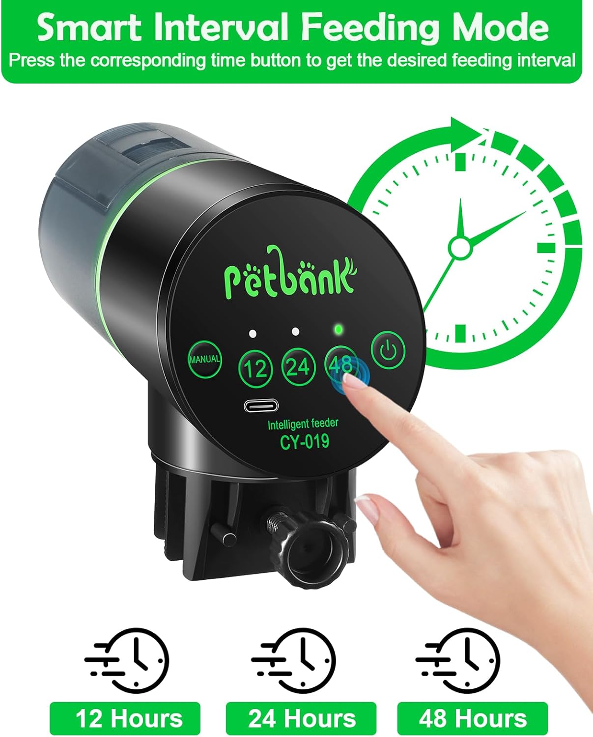 Fish Tank Automatic Feeder Time Control