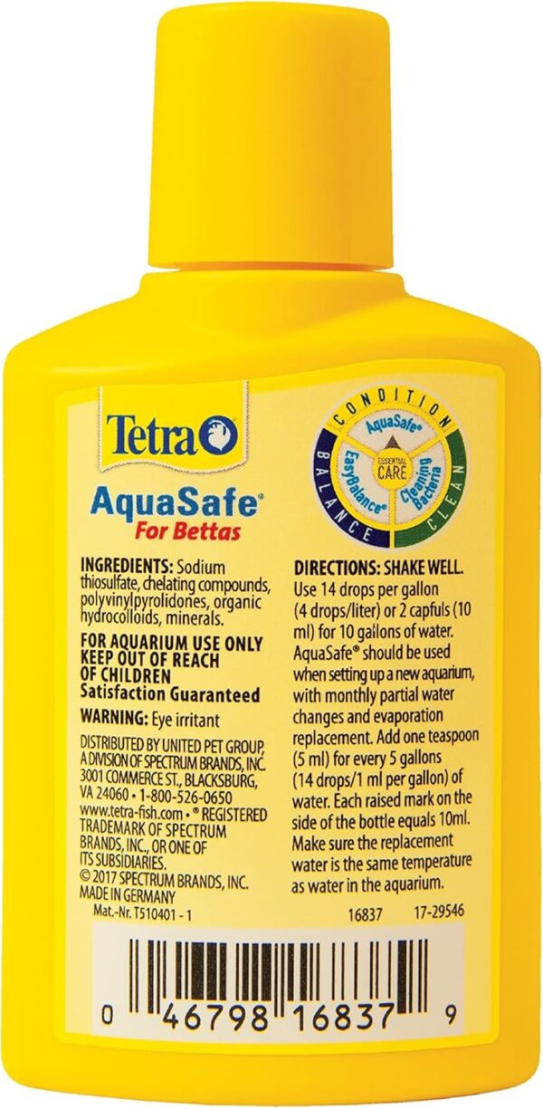 Tetra BettaSafe Aquarium Water Conditioner For Bettas