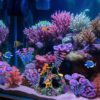 Vibrant Coral Reef Fish Tank Decorations - Safe Resin Mountain with Aquatic Plants